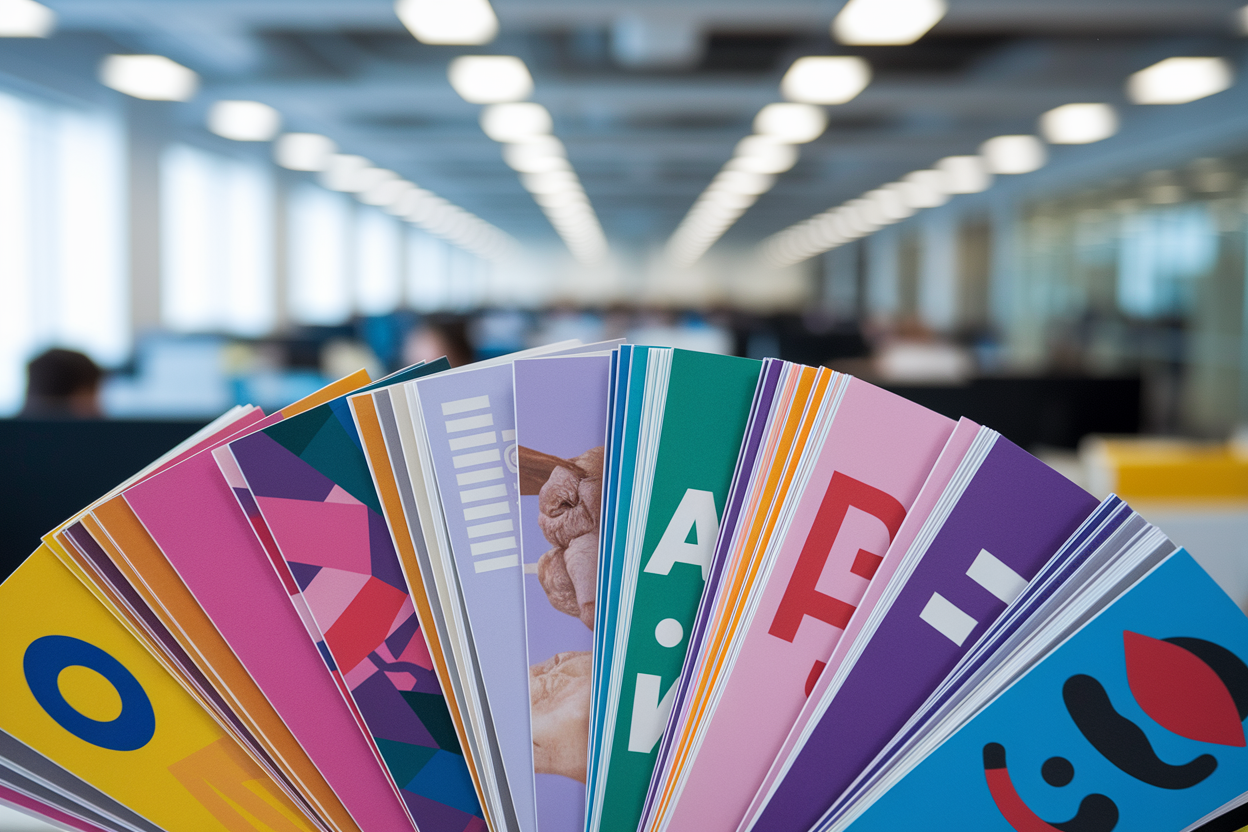 brochures-design-couleurs-bureau-flou