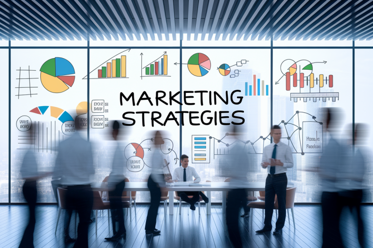 bureau-flou-tableau-graphiques