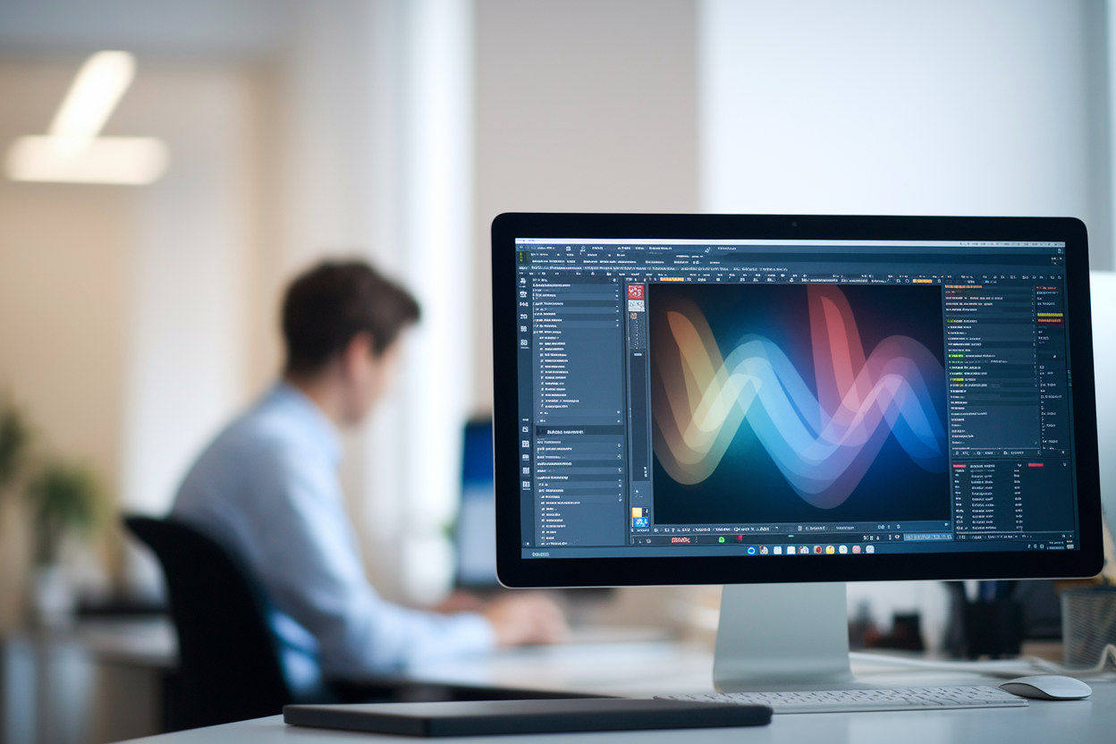 bureau-moderne-ecran-personne-dos