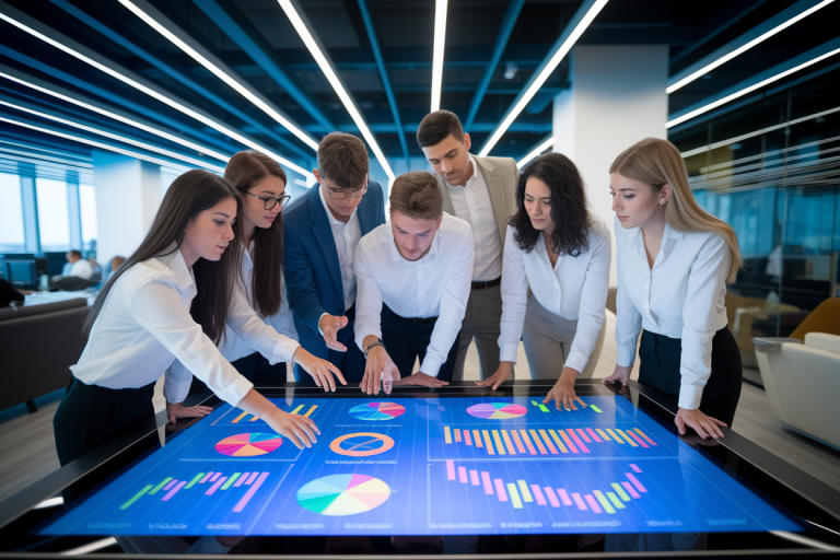 bureau-moderne-equipe-ecran-tactile