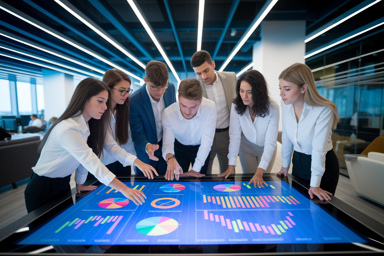 bureau-moderne-equipe-ecran-tactile