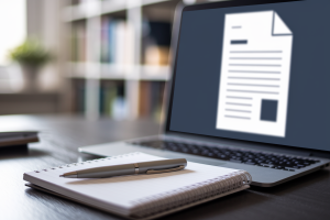 bureau-organise-ordinateur-stylo-carnet