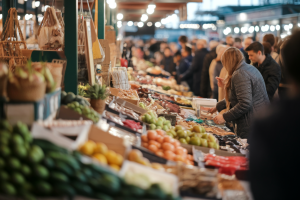 marche-etal-vendeur-client-foule