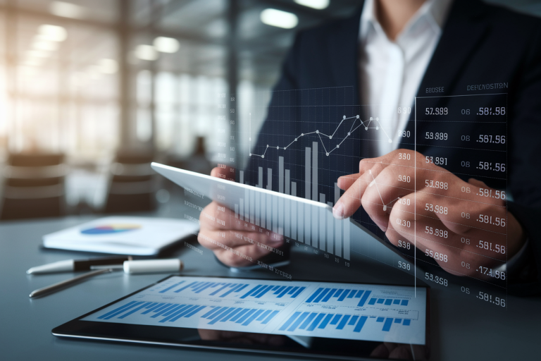personne-affaires-tablette-bureau-graphiques